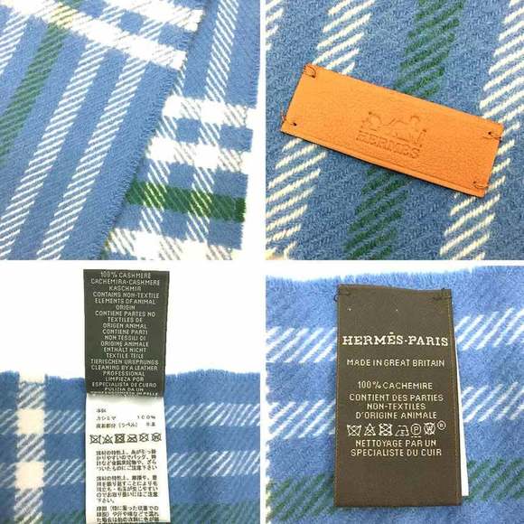 HERMES Blue Scarf - Picture 3 of 3